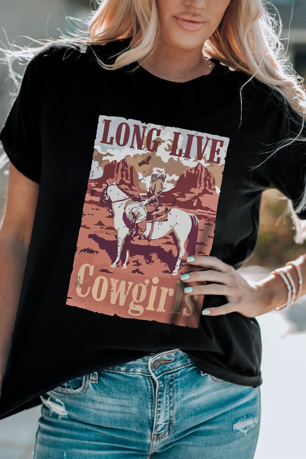 Long Live Cowgirl Graphic Tee