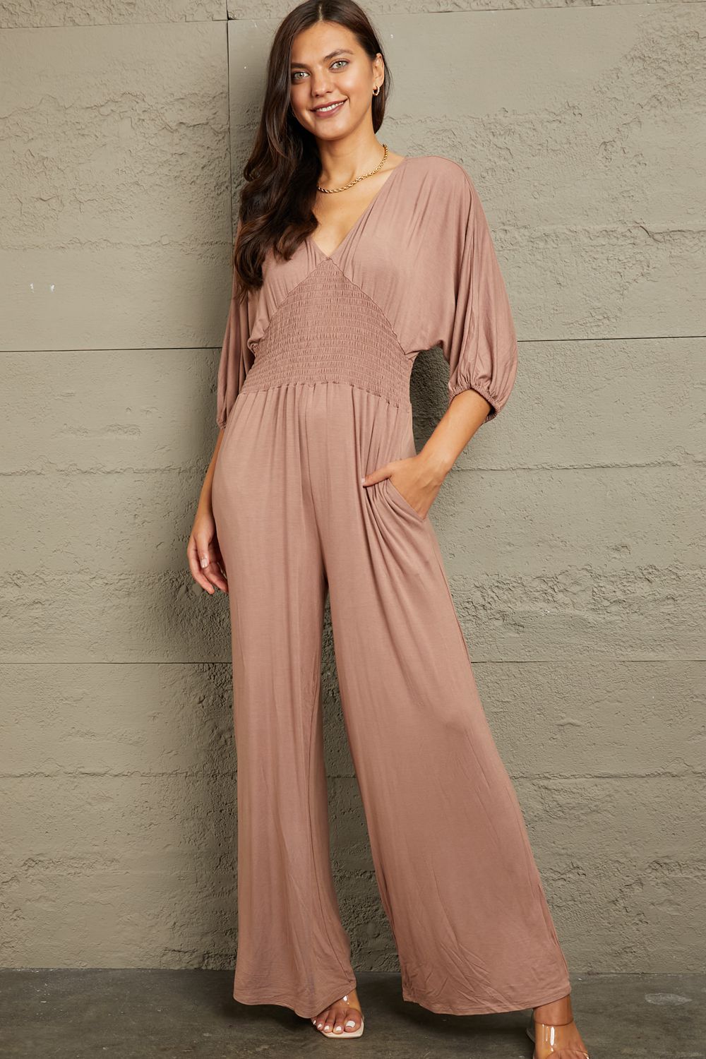 Flattering Fall Jumpsuit