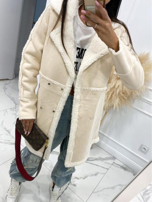 Trendy Exposed Seam Coat