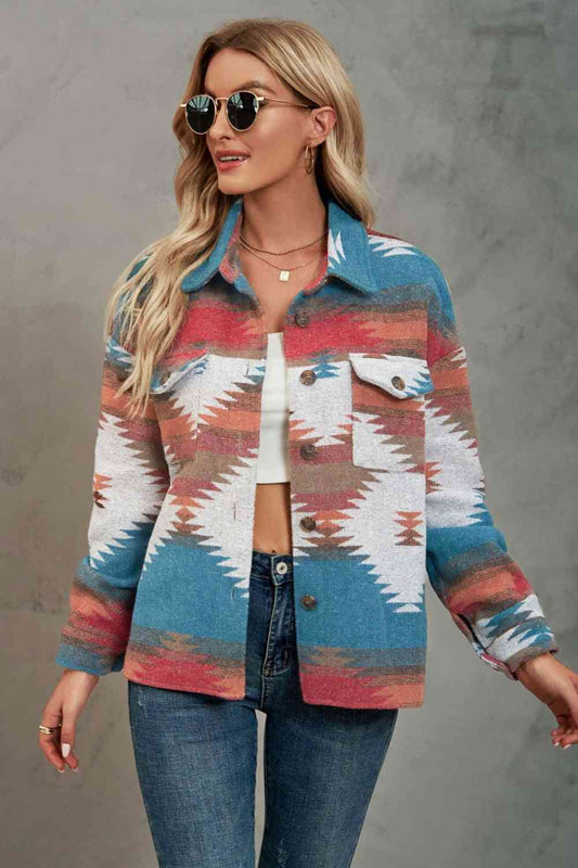 Southwestern Design Shacket