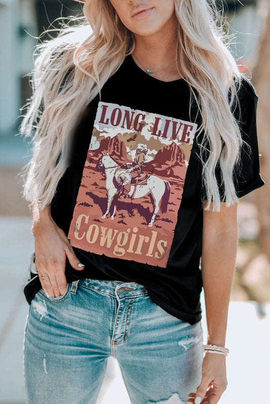 Long Live Cowgirl Graphic Tee